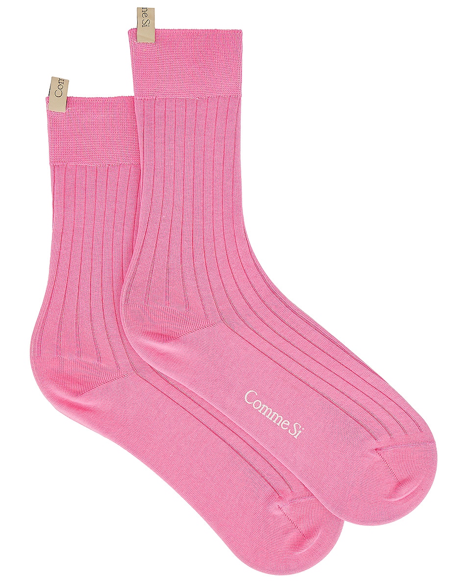 Image 1 of Comme Si The Yves Sock in Carnation