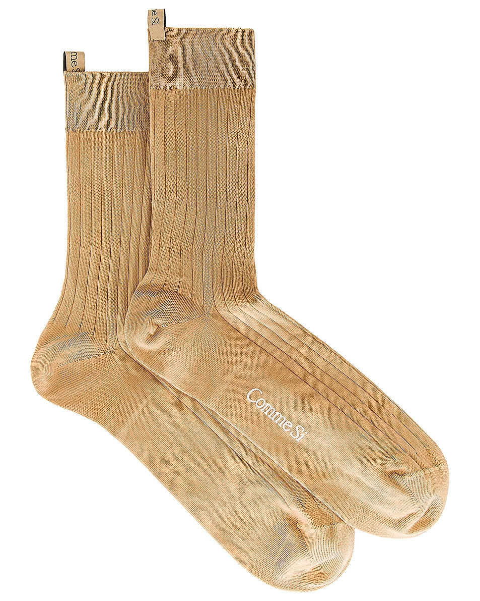 Image 1 of Comme Si the Yves Sock in Khaki