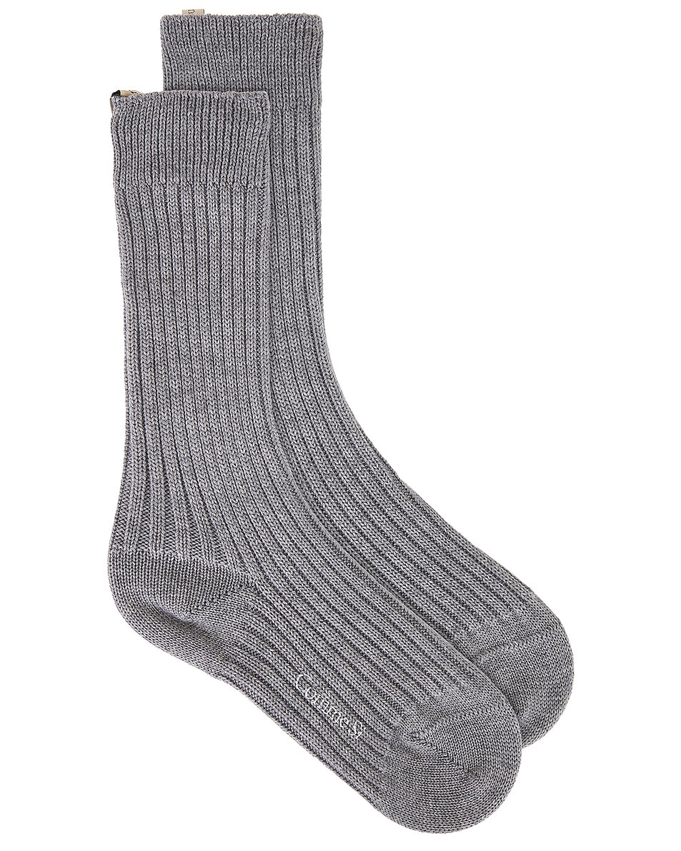 Image 1 of Comme Si The Merino Chunky Sock in Heather Grey