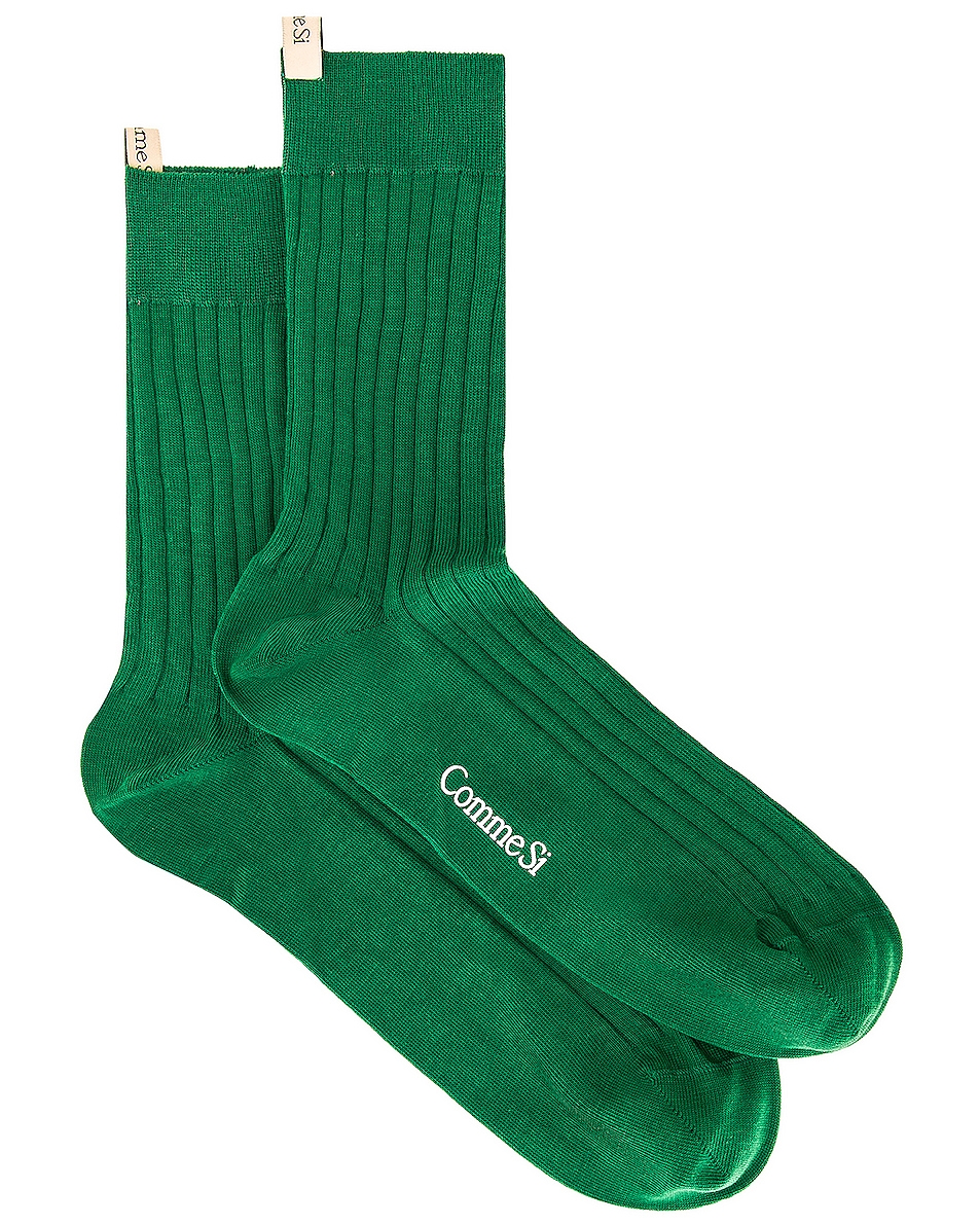 Image 1 of Comme Si the Yves Sock in Basil