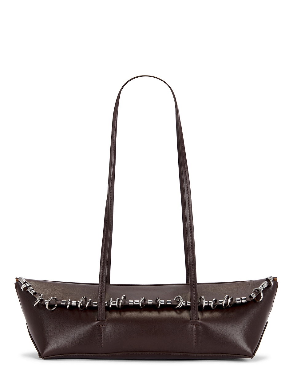 Image 1 of Christopher Esber Gondola Pierced Mini Tote Bag in Carob