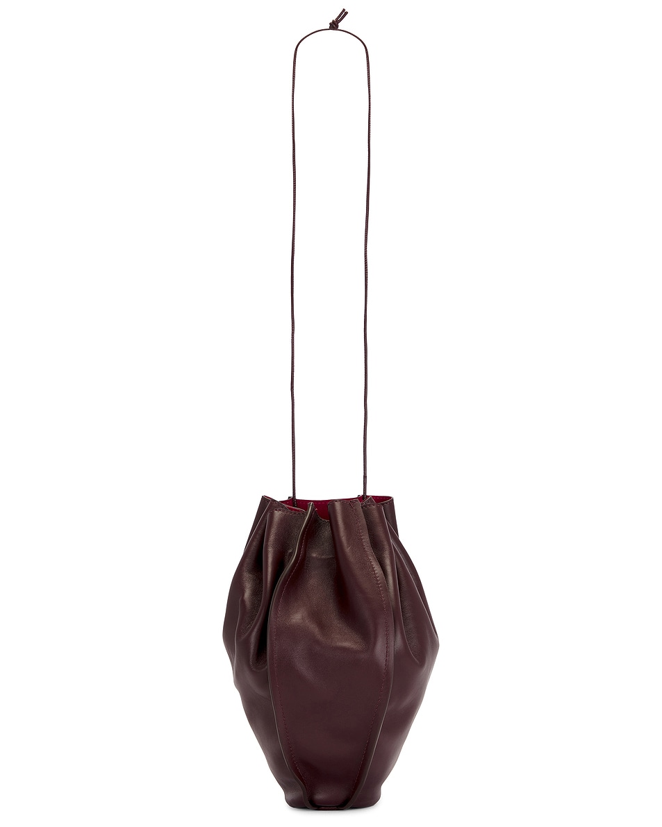 Image 1 of Christopher Esber Agnes Hobo Bag in Maroon