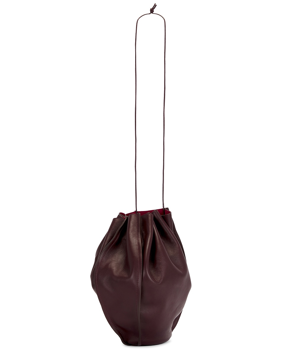 Image 4 of Christopher Esber Agnes Hobo Bag in Maroon