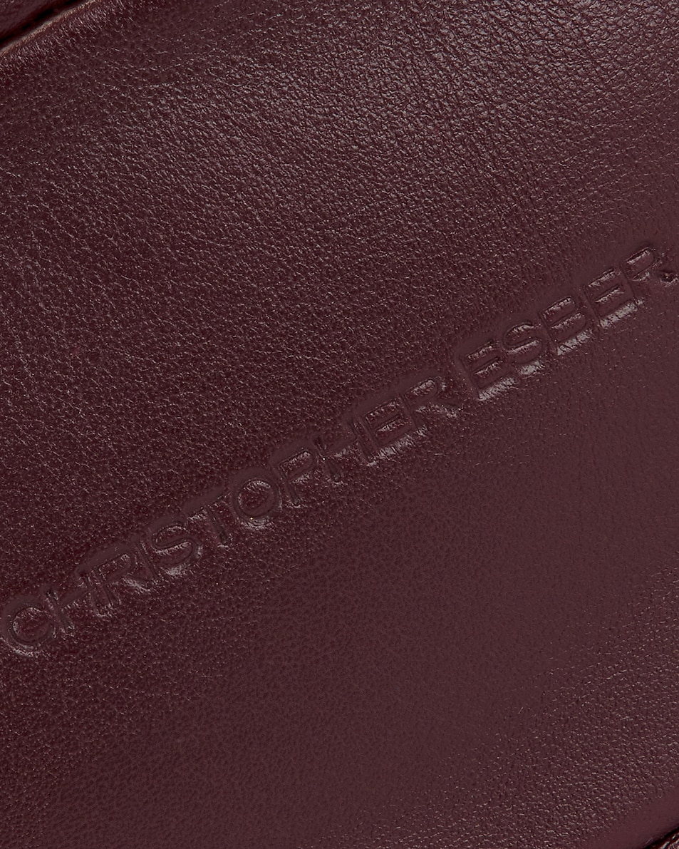 Image 7 of Christopher Esber Agnes Hobo Bag in Maroon