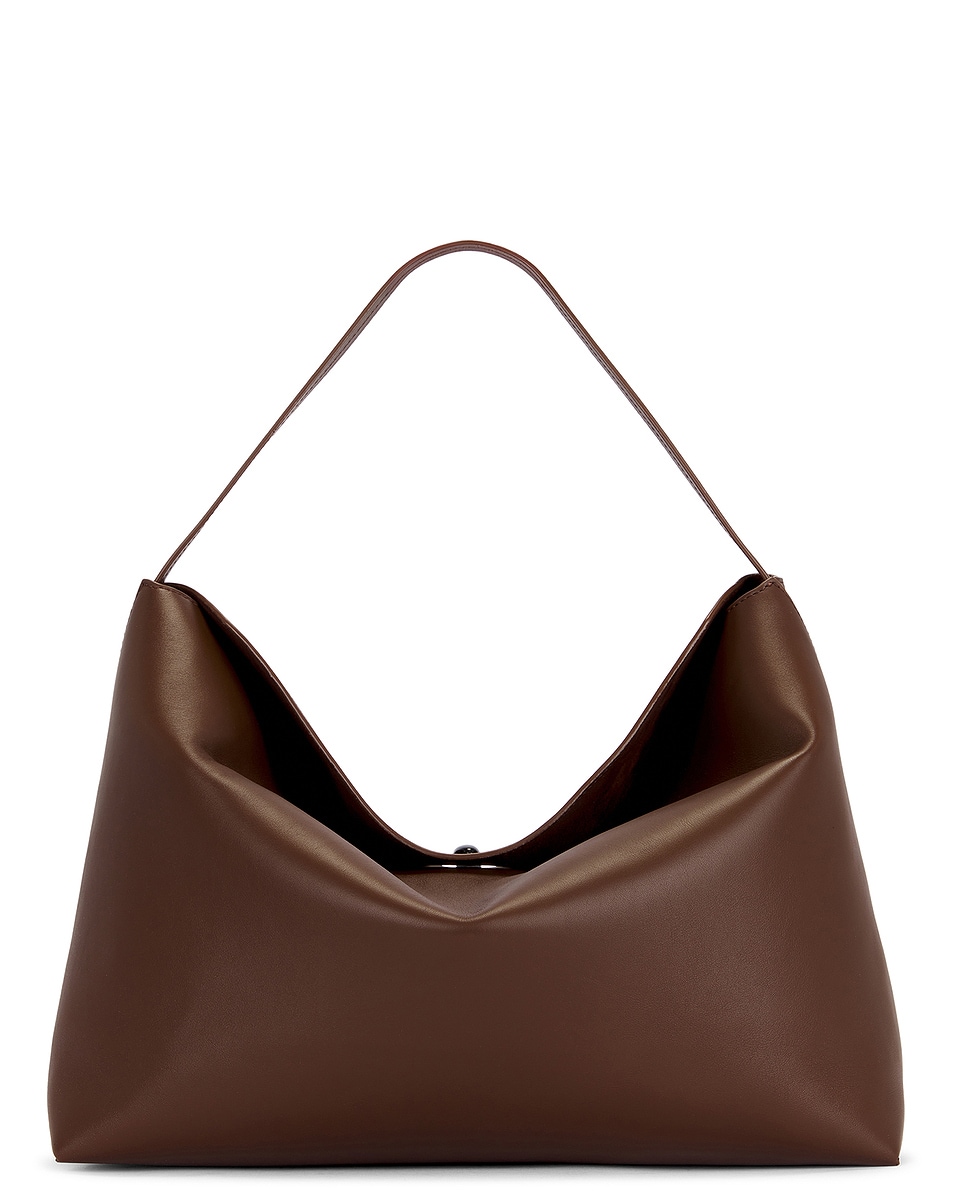 Image 1 of Christopher Esber Turnlock Grande Shoulder Bag in Espresso