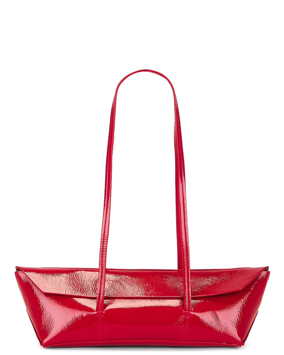 Image 1 of Christopher Esber Gondola Patent Mini Tote Bag in Lipstick