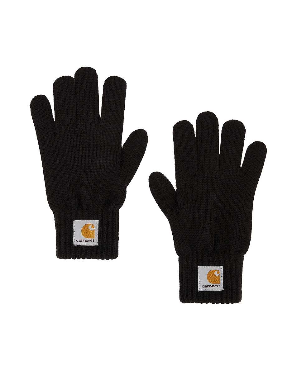 Image 1 of Carhartt WIP Watch Gloves in Black