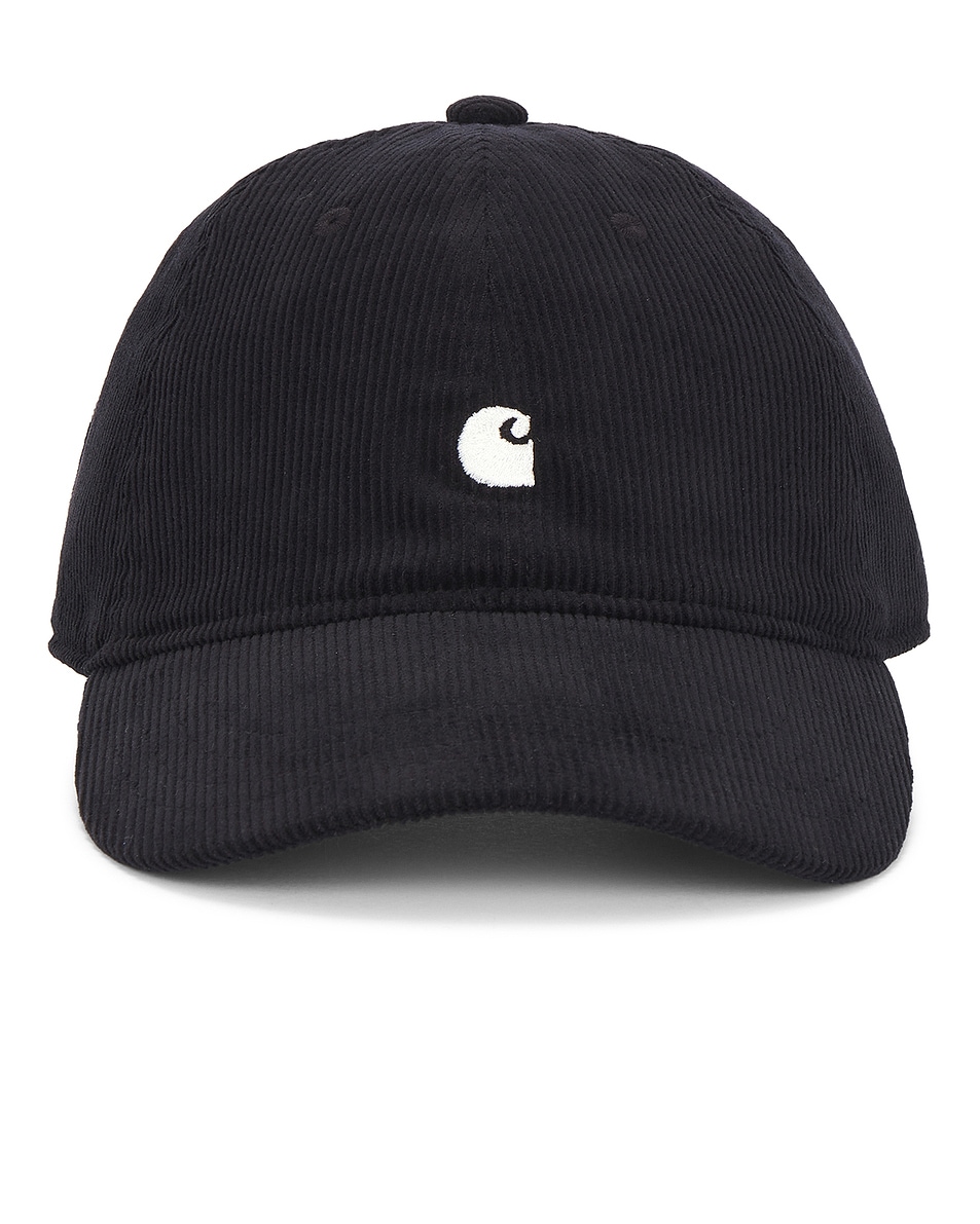 Image 1 of Carhartt WIP Harlem Cap in Black & Wax