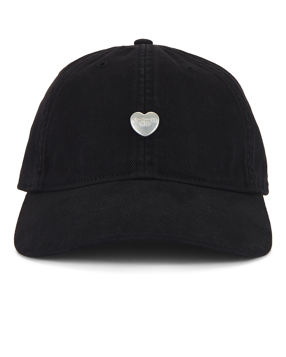 Image 1 of Carhartt WIP Heart Metal Cap in Black