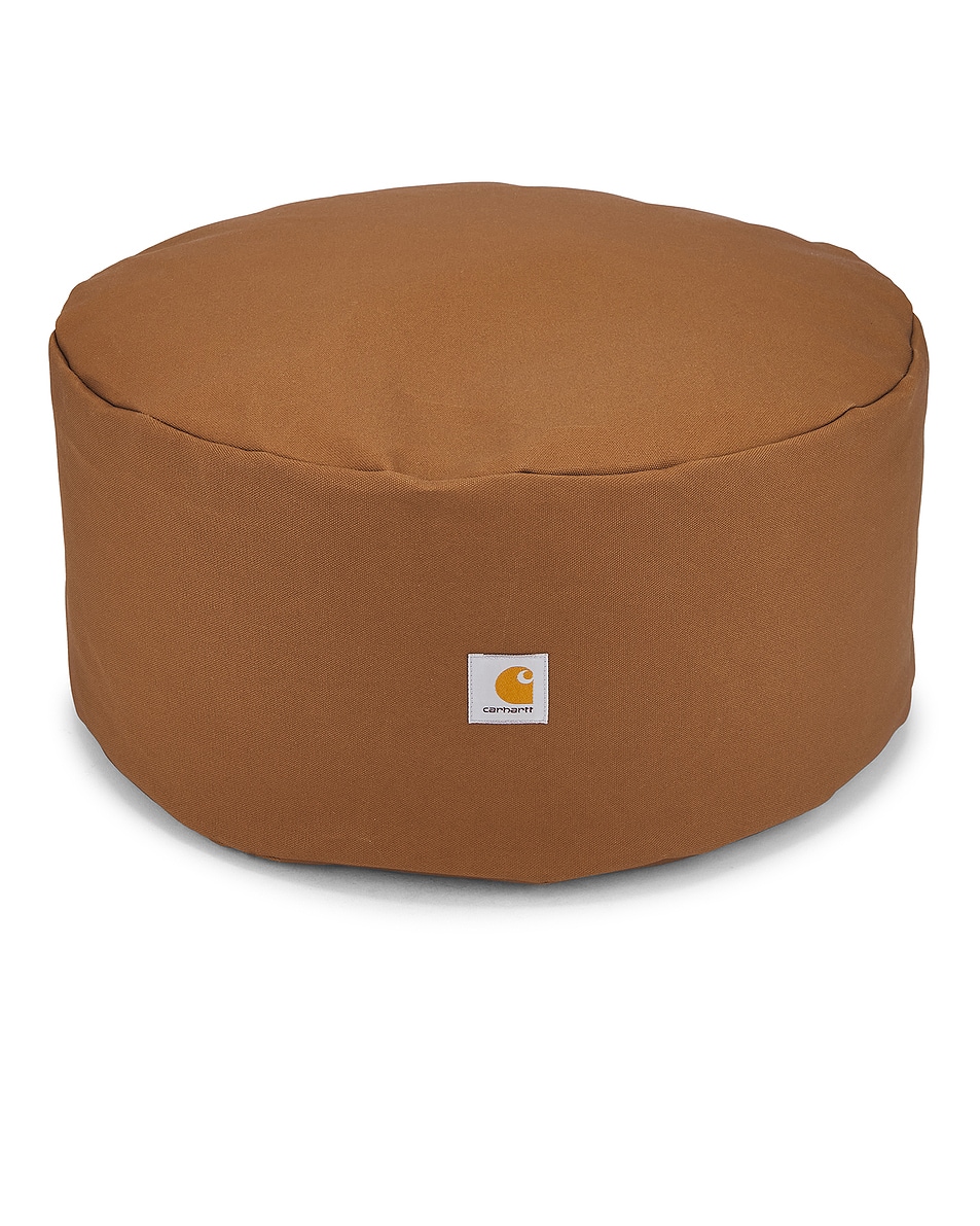 Image 1 of Carhartt WIP Canvas Pouf in Hamilton Brown