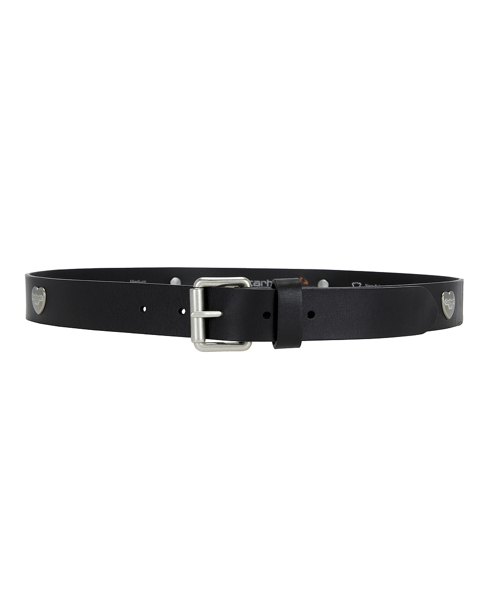 Image 1 of Carhartt WIP Tylor Belt in Black & Silver