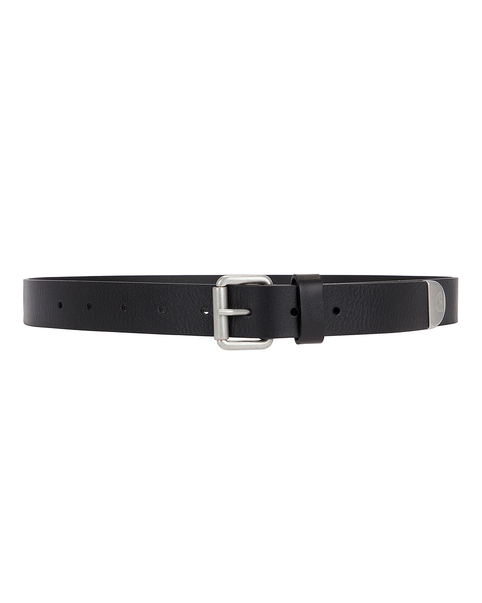 Image 1 of Carhartt WIP Juke Belt in Black & Silver