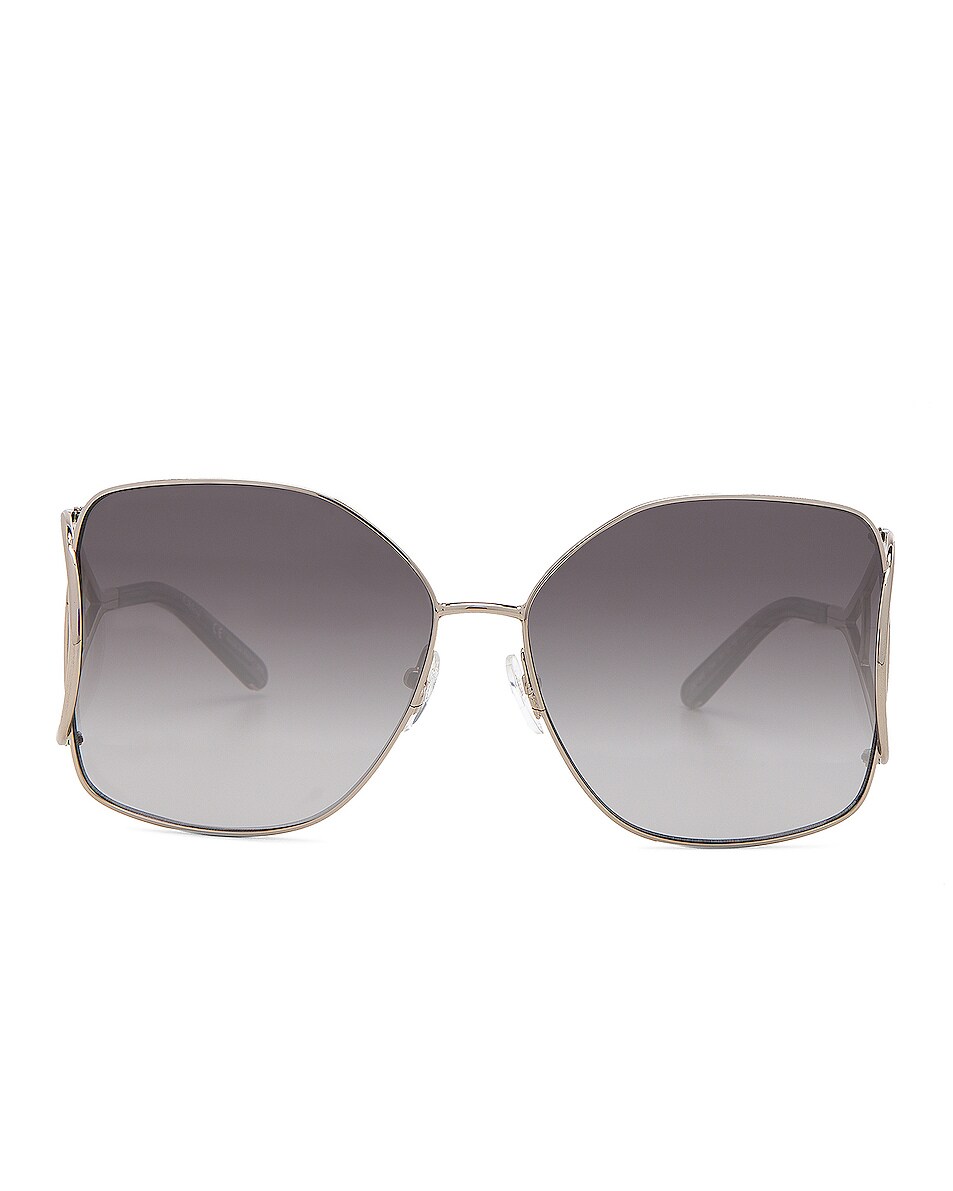 Image 1 of Chloe Jackson Sunglasses in Gold & Grey