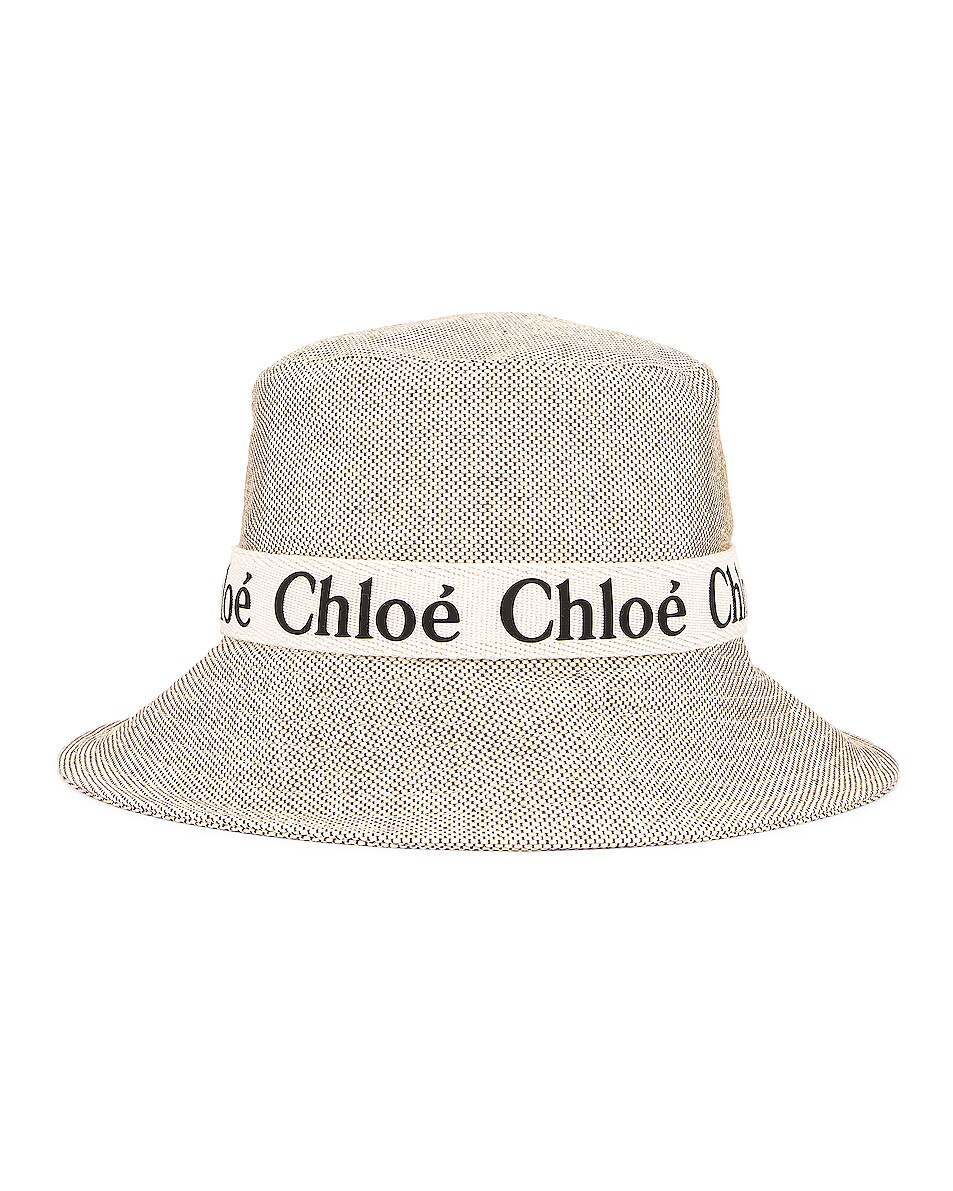 Image 1 of Chloe Woody Hat in White