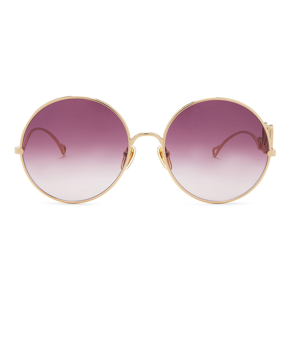 Image 1 of Chloe Iconic Sunglasses in Gold & Red