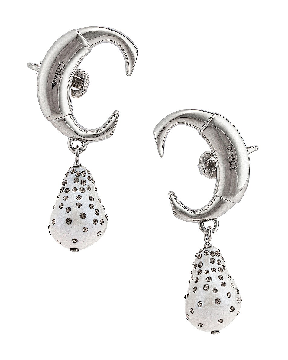 Image 1 of Chloe C Earrings in Pearl