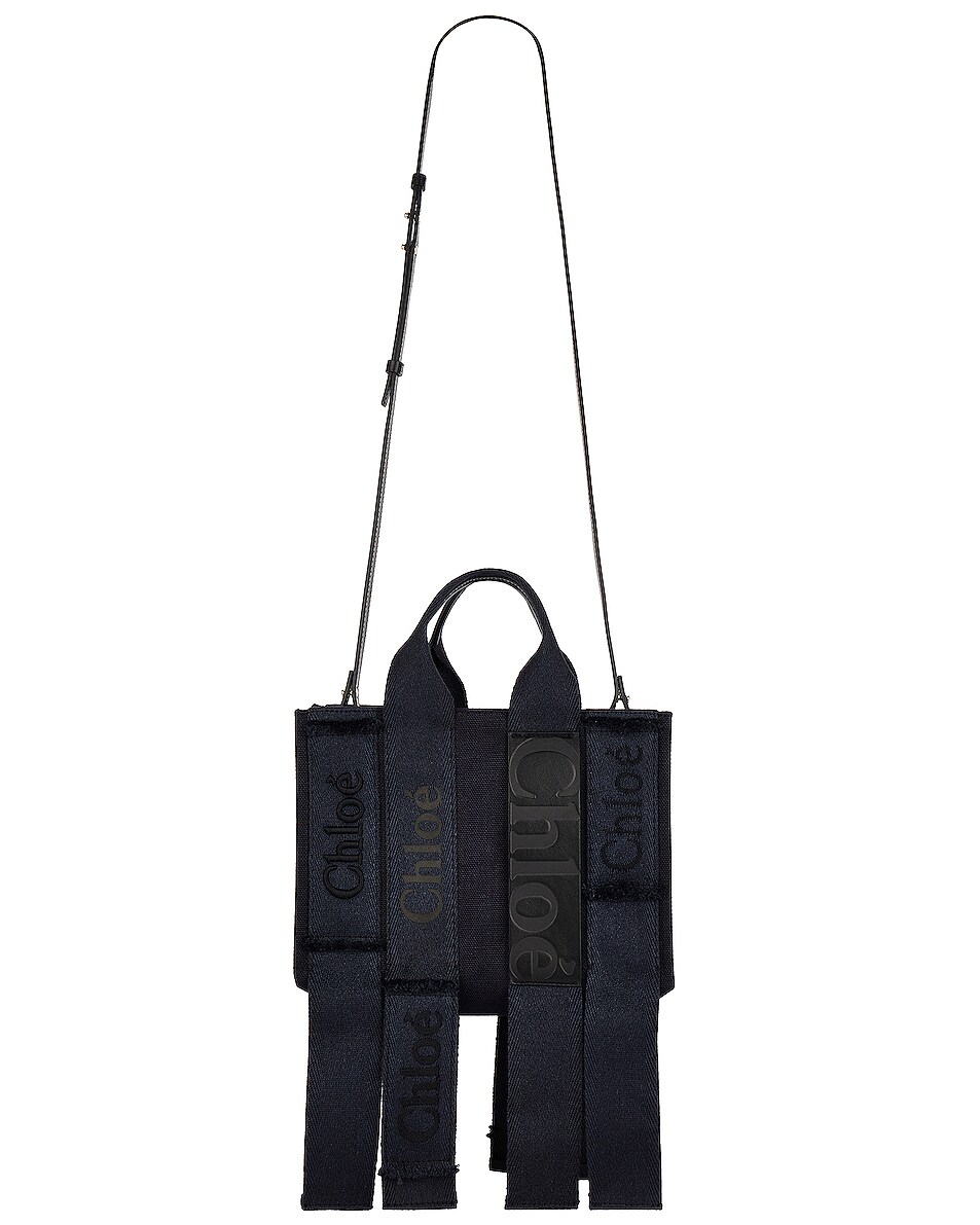 Image 1 of Chloe Woody Tote Bag in Deep Denim