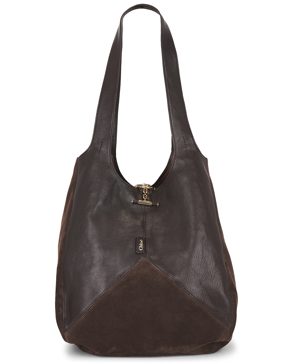 Image 1 of Chloe Balloon Hobo Bag in Kohl Brown