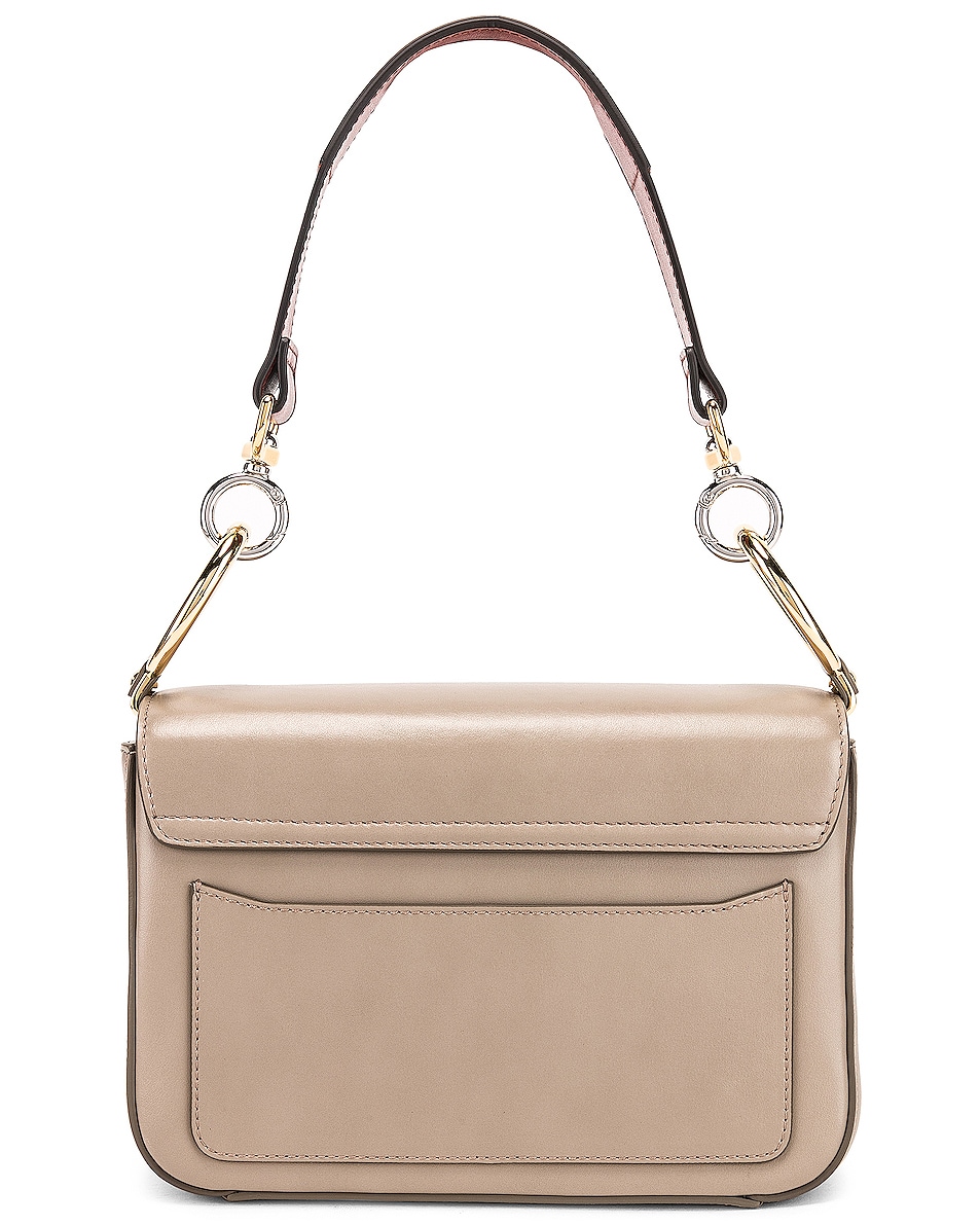 Chloe Small Chloe C Double Carry Bag in Motty Grey | FWRD