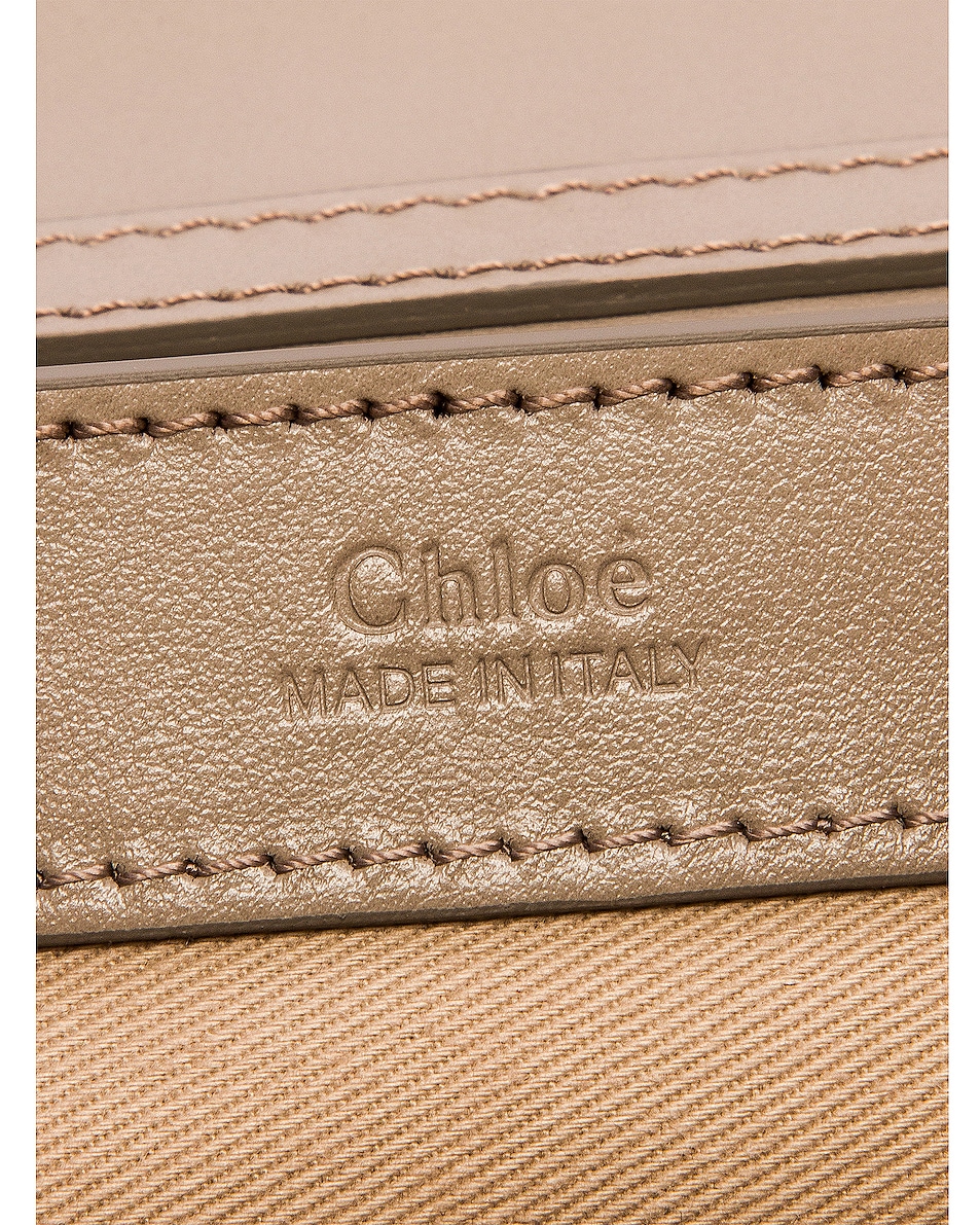 Chloe C Chain Clutch Bag in Motty Grey | FWRD