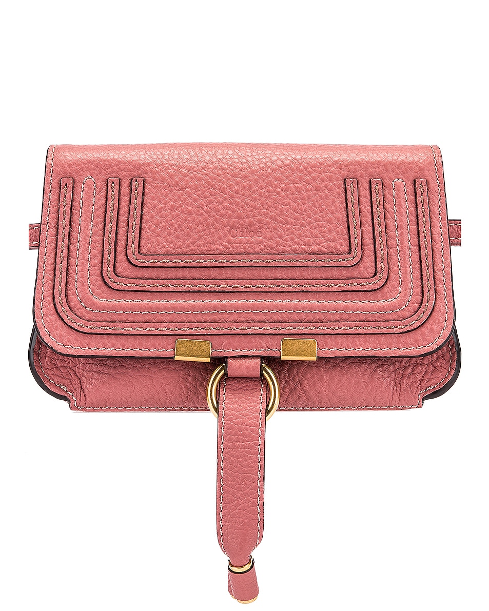 Image 1 of Chloe Marcie Belt Bag in Rusty Pink