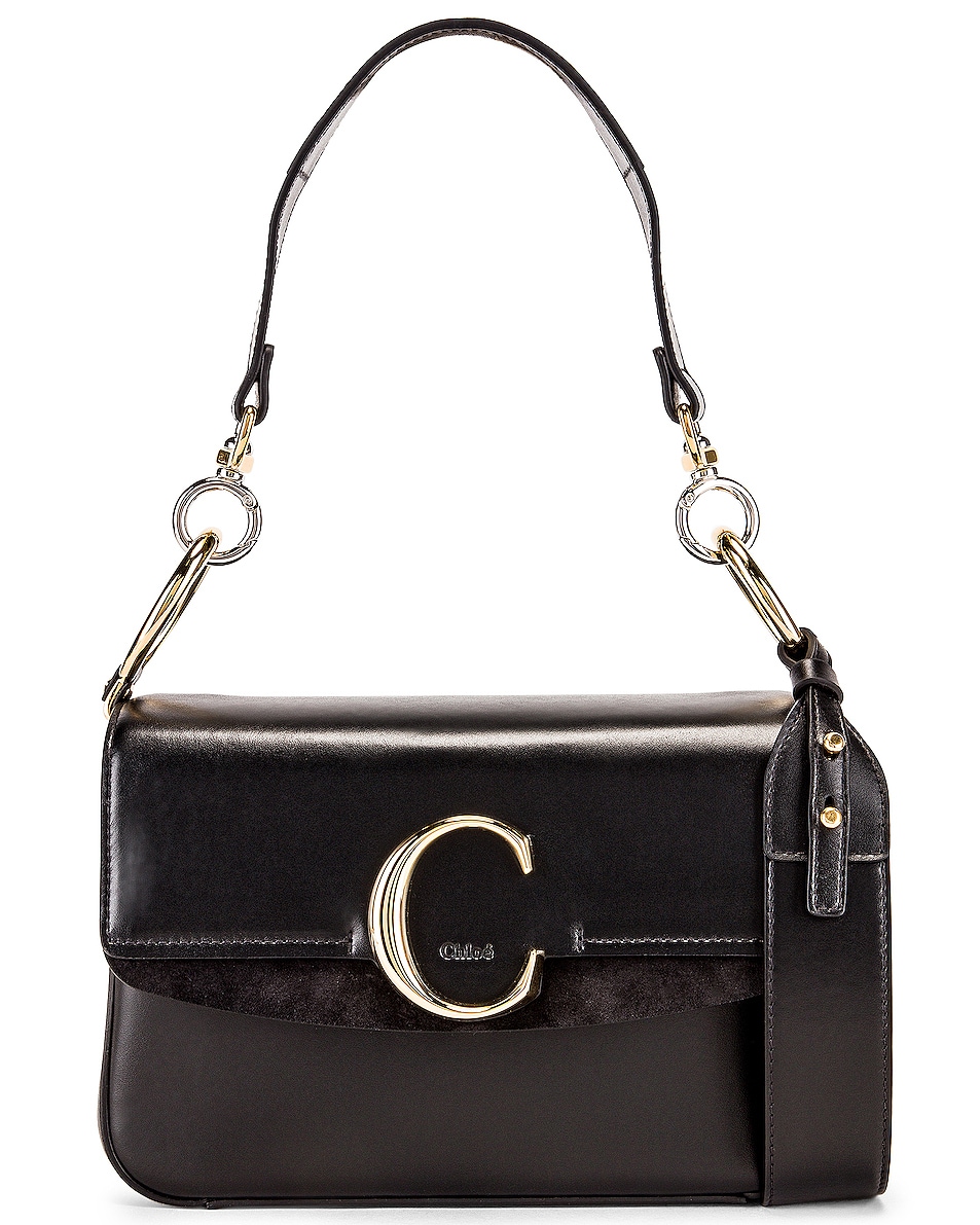 Image 1 of Chloe C Crossbody Bag in Black