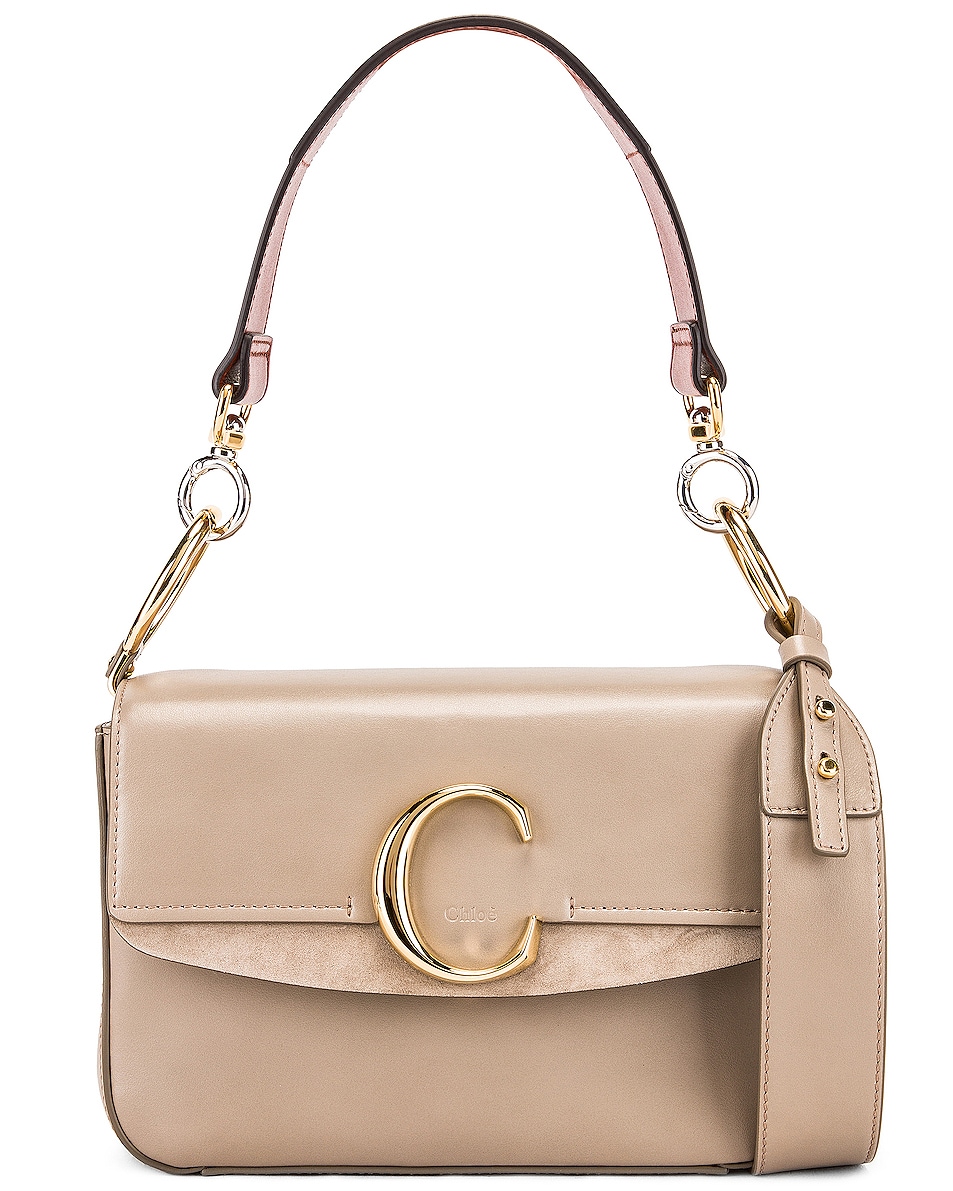 Image 1 of Chloe C Crossbody Bag in Motty Grey