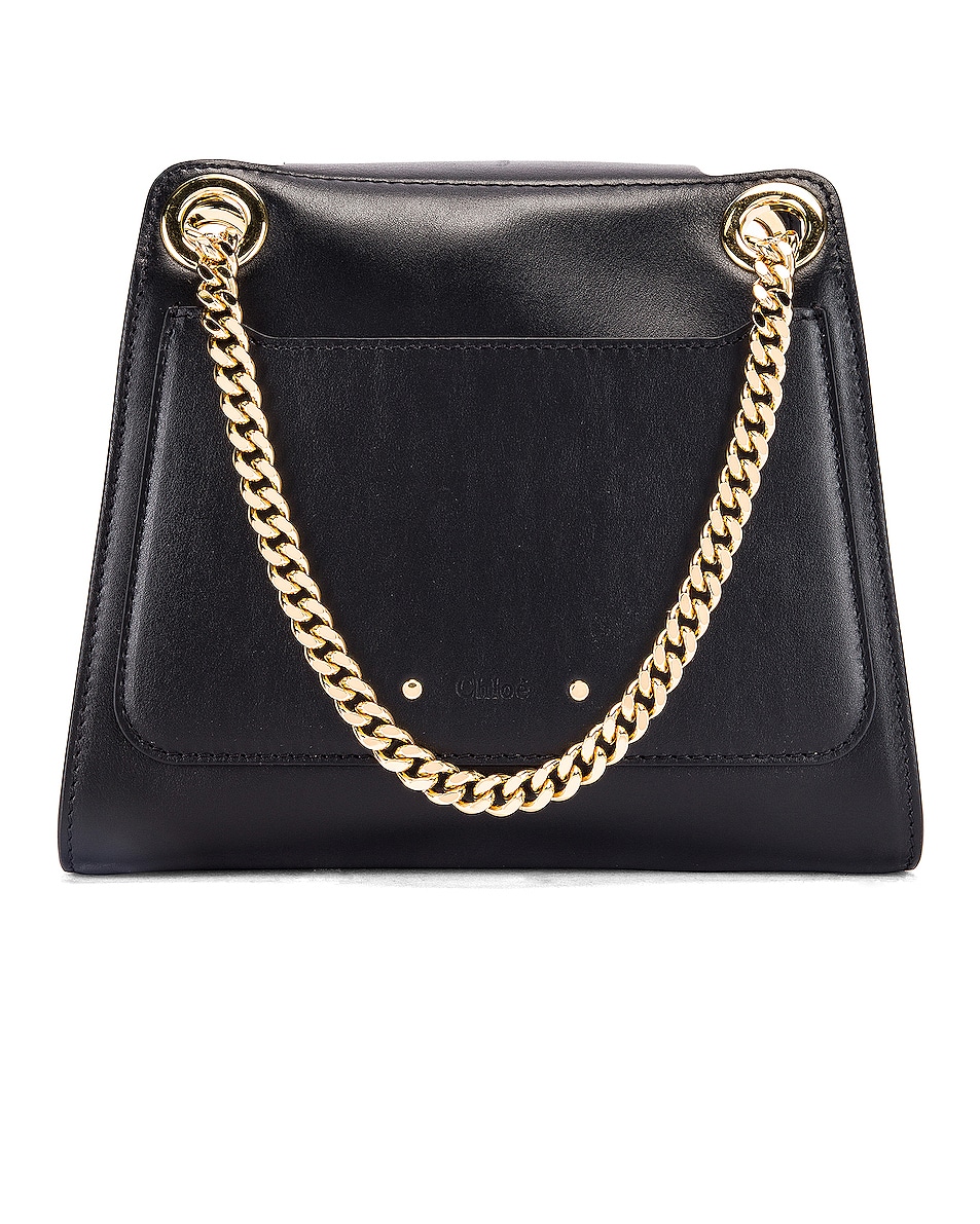 Chloe Small Leather Annie Bag in Black | FWRD