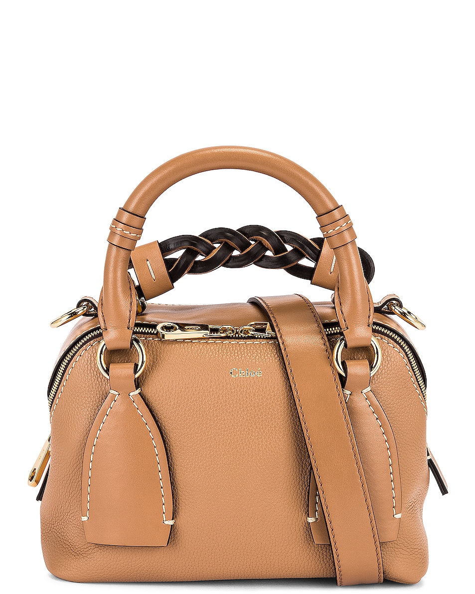 Image 1 of Chloe Small Daria Day Bag in Cement Brown