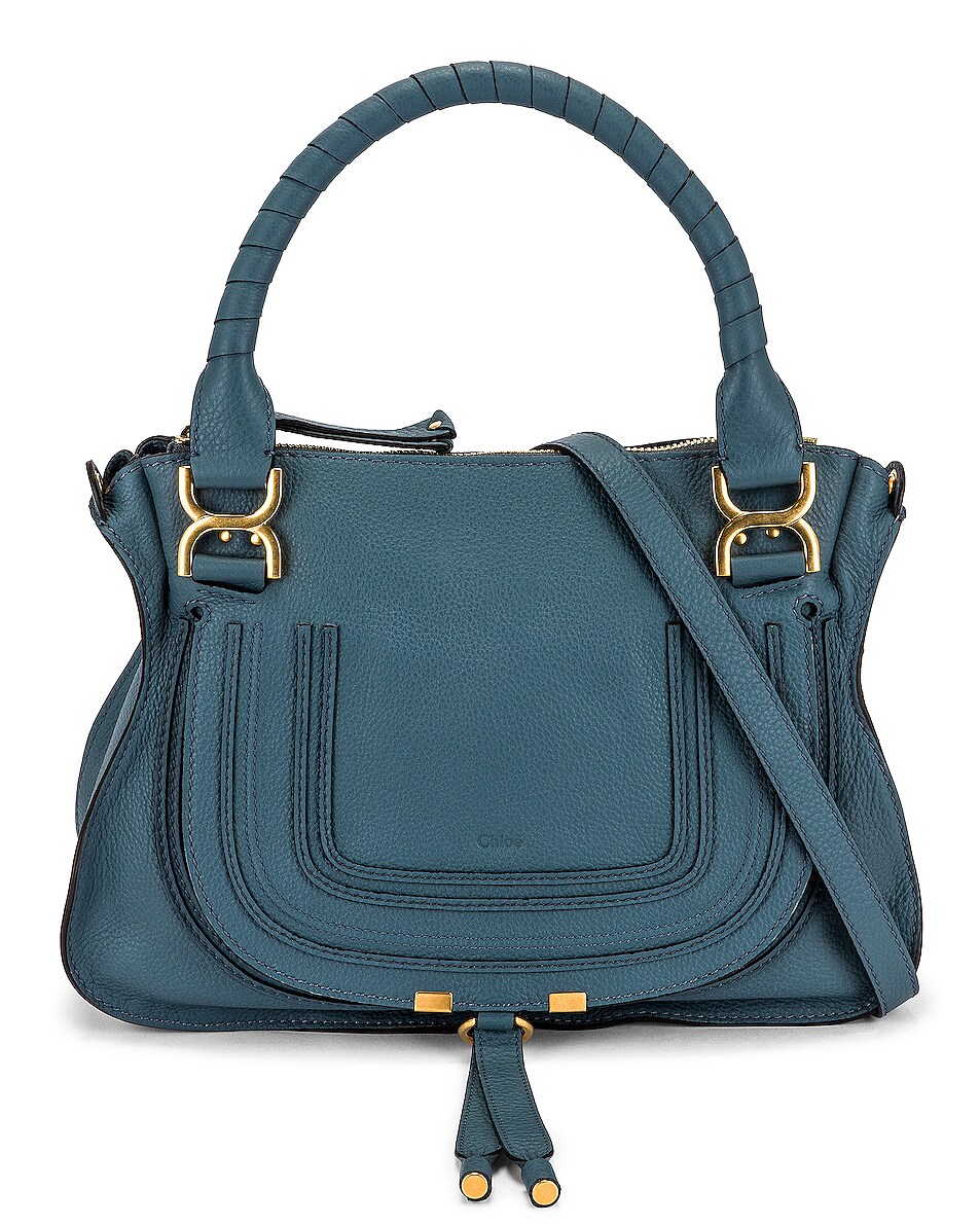 Image 1 of Chloe Medium Marcie Bag in Mirage Blue