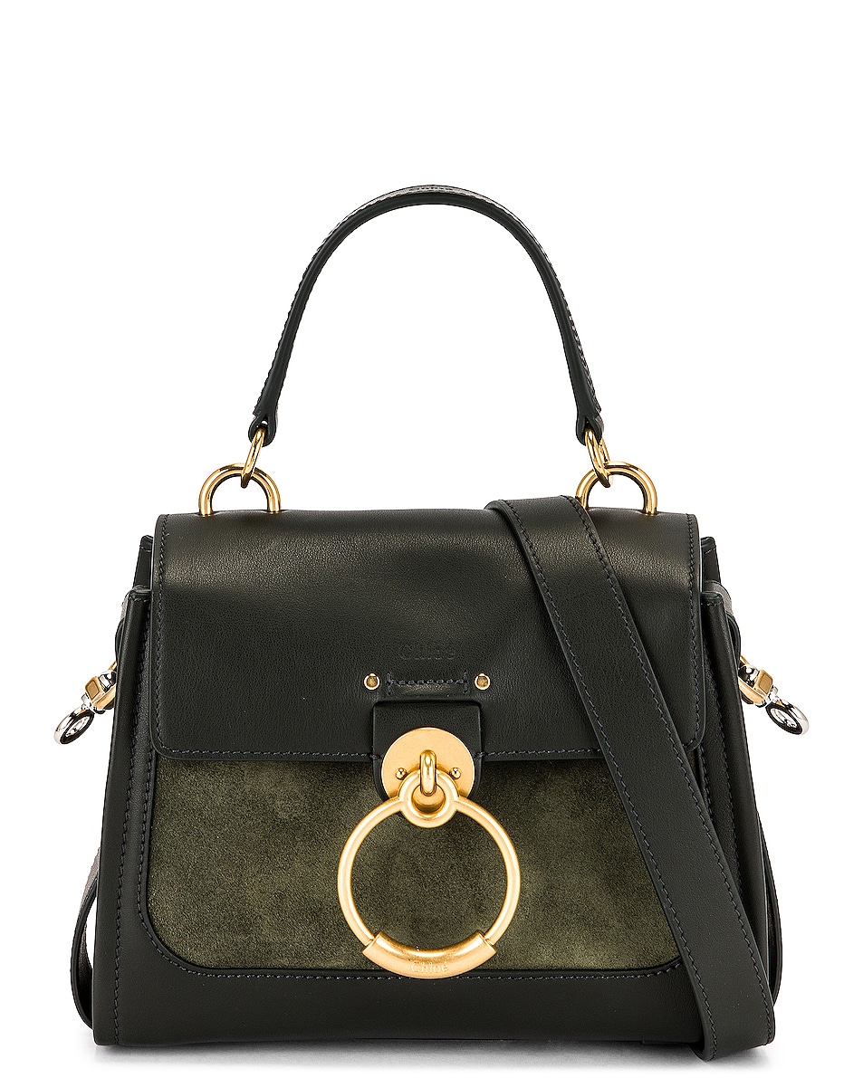 Image 1 of Chloe Small Tess Crossbody Bag in Night Forest