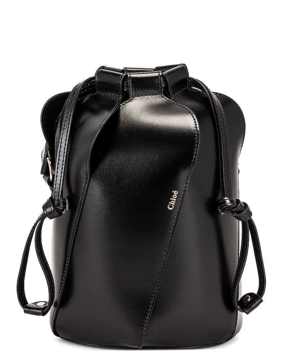 Image 1 of Chloe Small Tulip Shoulder Bag in Black