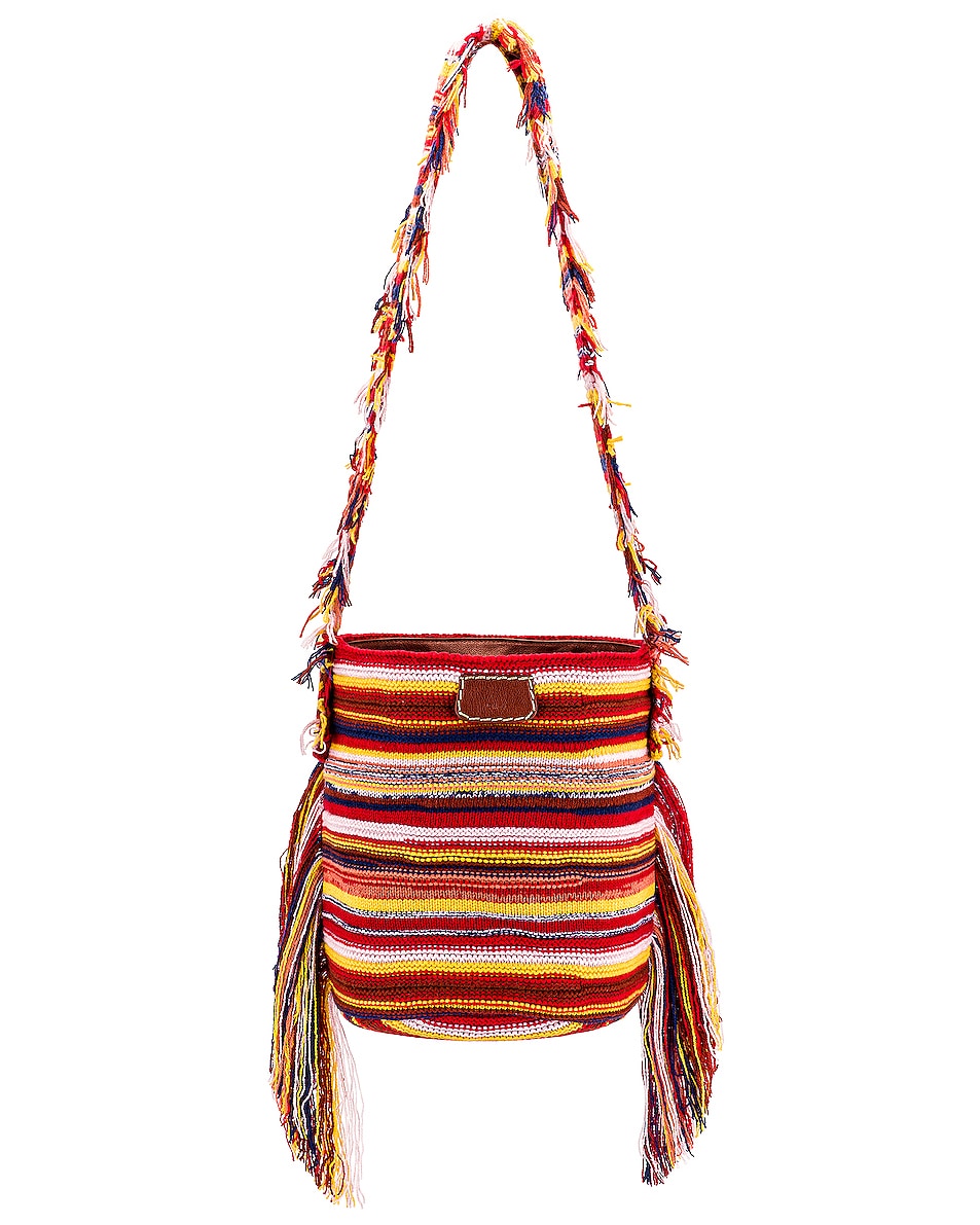 Image 1 of Chloe Medium Jorge Bag in Multicolor Red