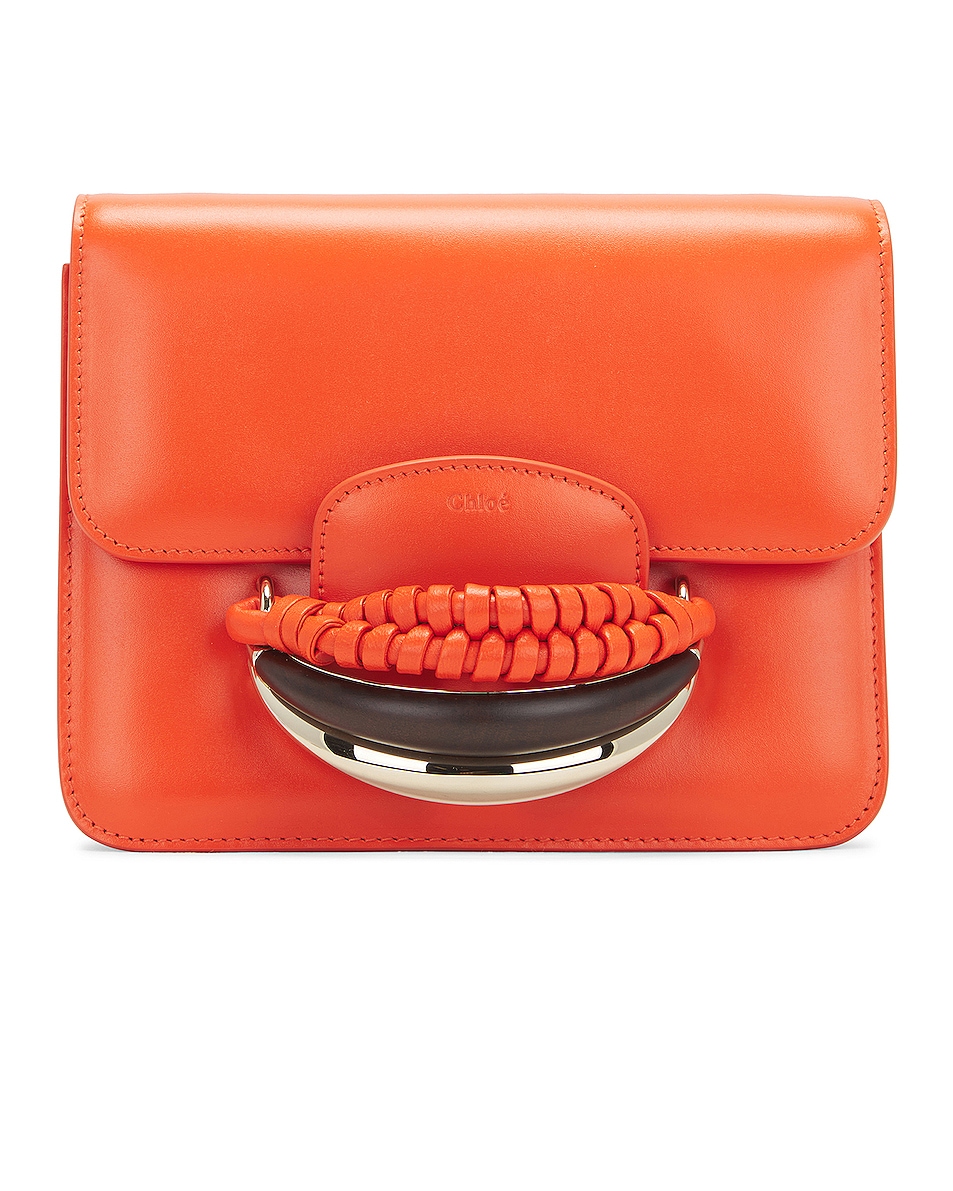 Image 1 of Chloe Kattie Shoulder Bag in Rusted Orange