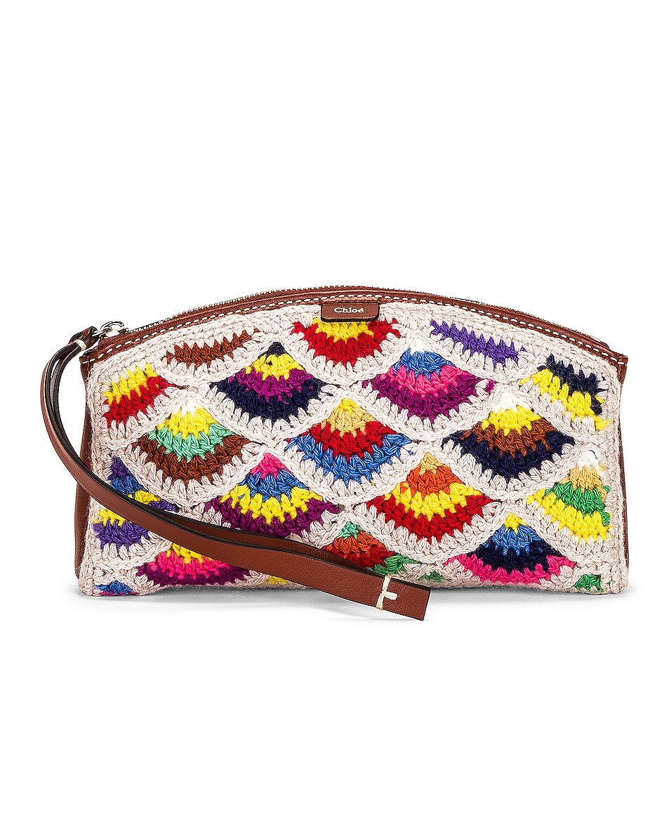 Image 1 of Chloe Lallo Flat Pouch in Multicolor