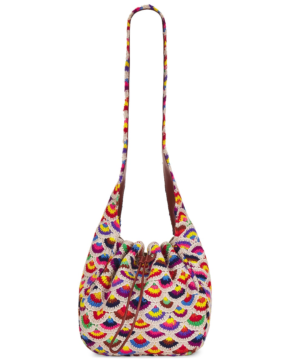 Image 1 of Chloe Lallo Drawstring Crossbody Bag in Multicolor