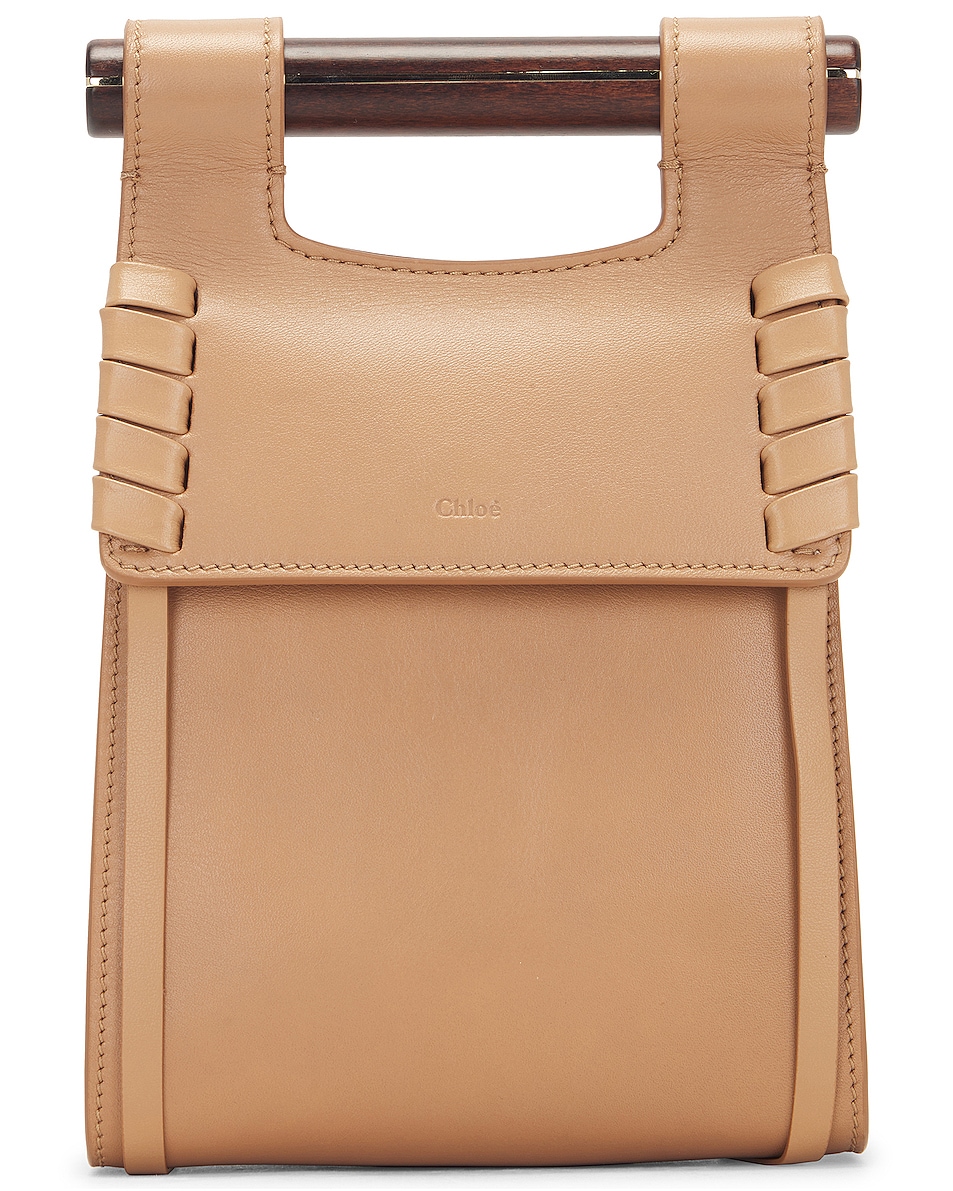 Image 1 of Chloe Magda Phone Pouch Bag in Light Tan