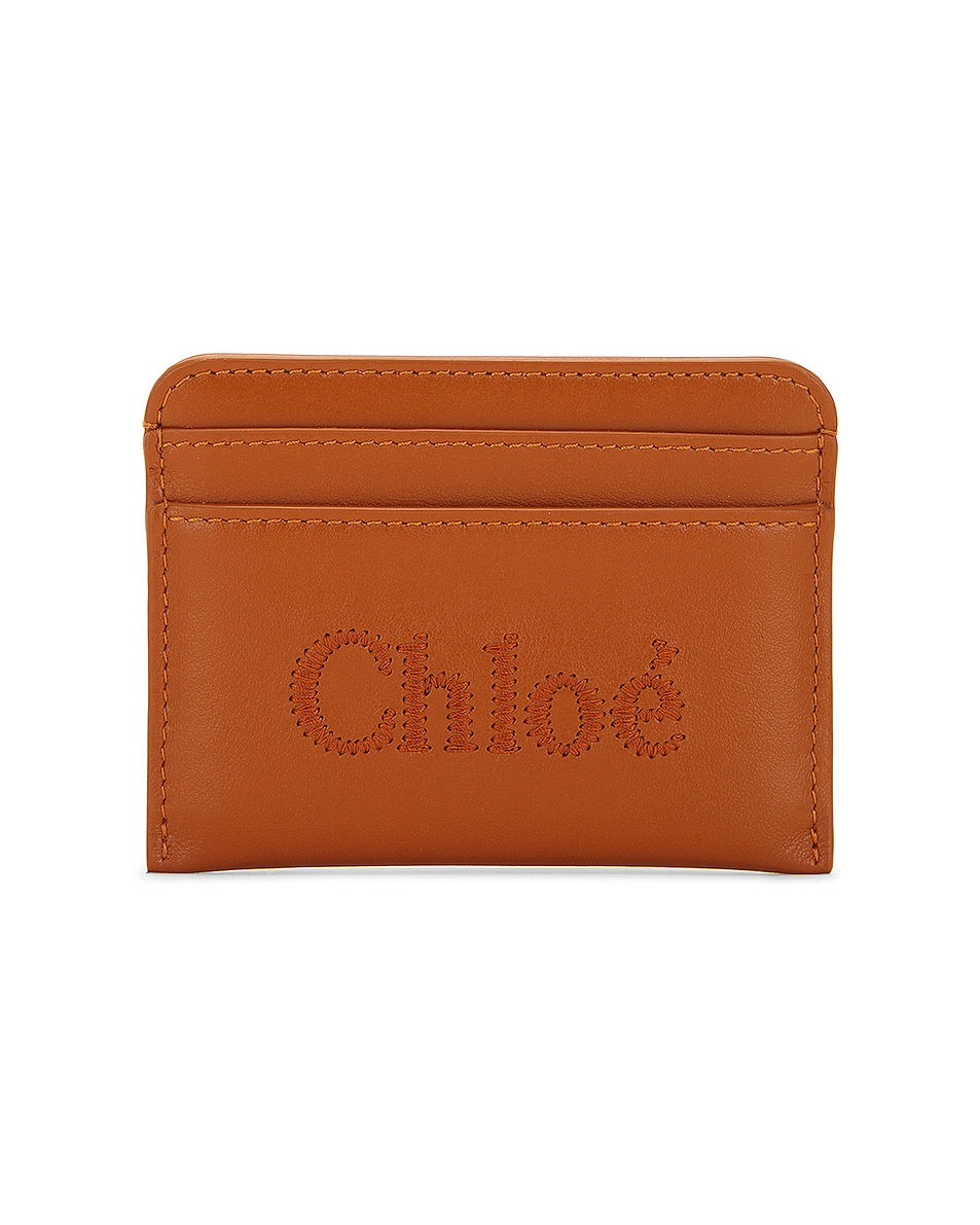 Image 1 of Chloe Sense Card Holder in Caramel