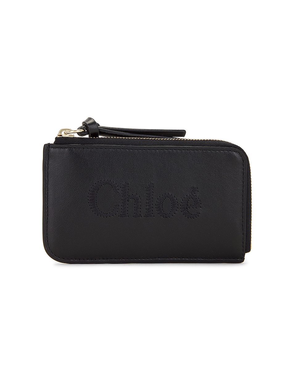 Image 1 of Chloe Sense Card Holder in Black
