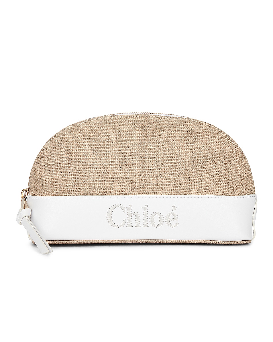 Image 1 of Chloe Chloe Sense Pouch in Crystal White