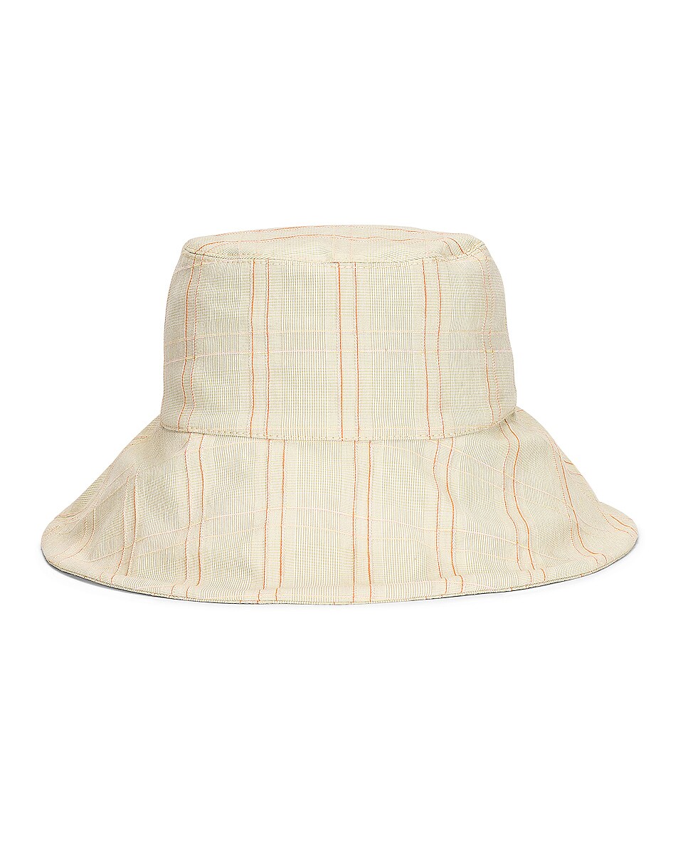 Image 1 of Clyde Ebi Bucket Hat in Light Green Plaid