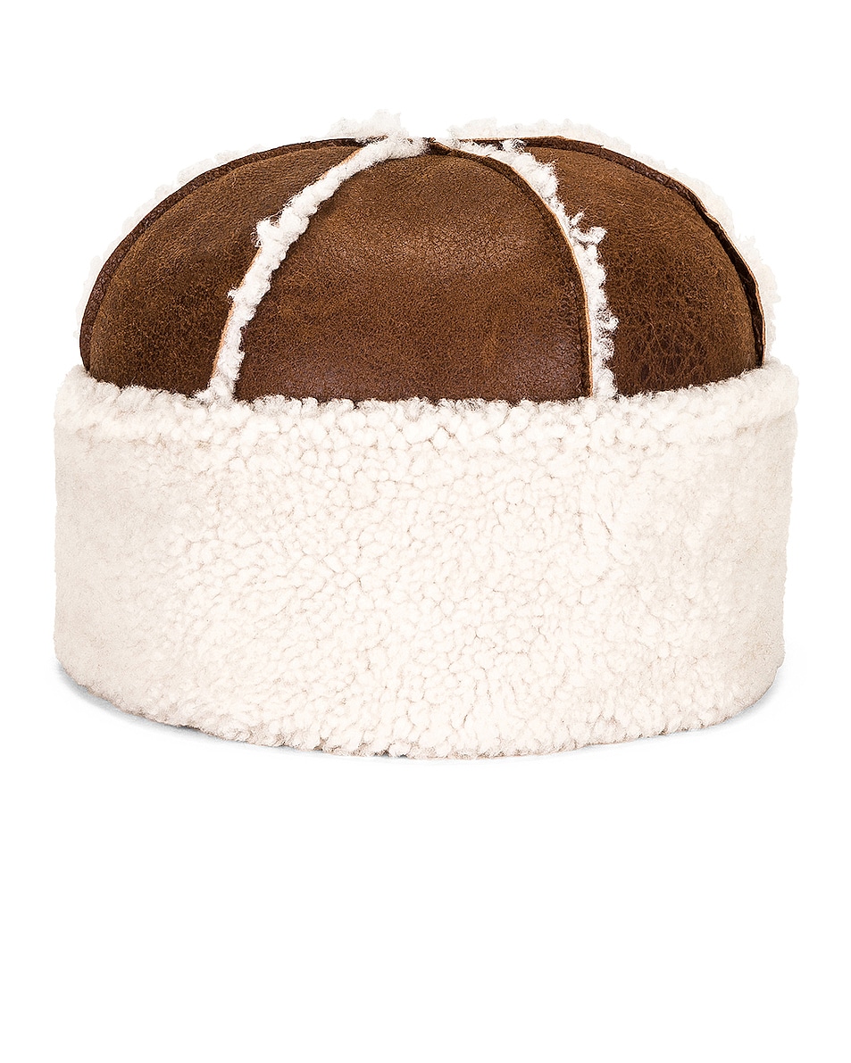Image 1 of Clyde Nanaimo Hat in Brown & Cream