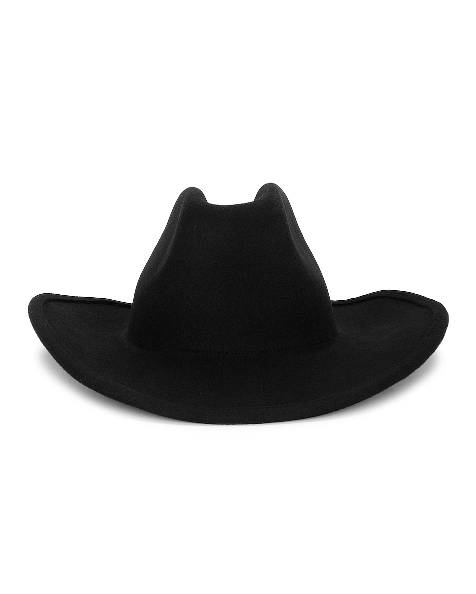 Image 1 of Clyde Cowboy Hat in Black