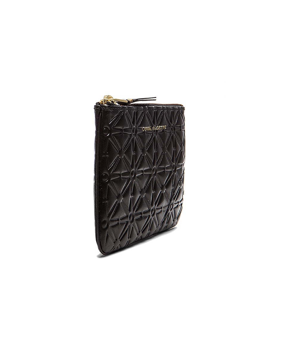 Small Star Embossed Pouch - Thumbnail 4