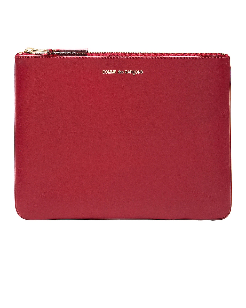 Image 1 of COMME des GARCONS Classic Pouch in Red