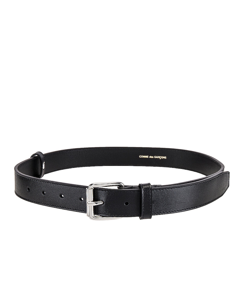 Image 1 of COMME des GARCONS Classic Leather Line B Belt in Black