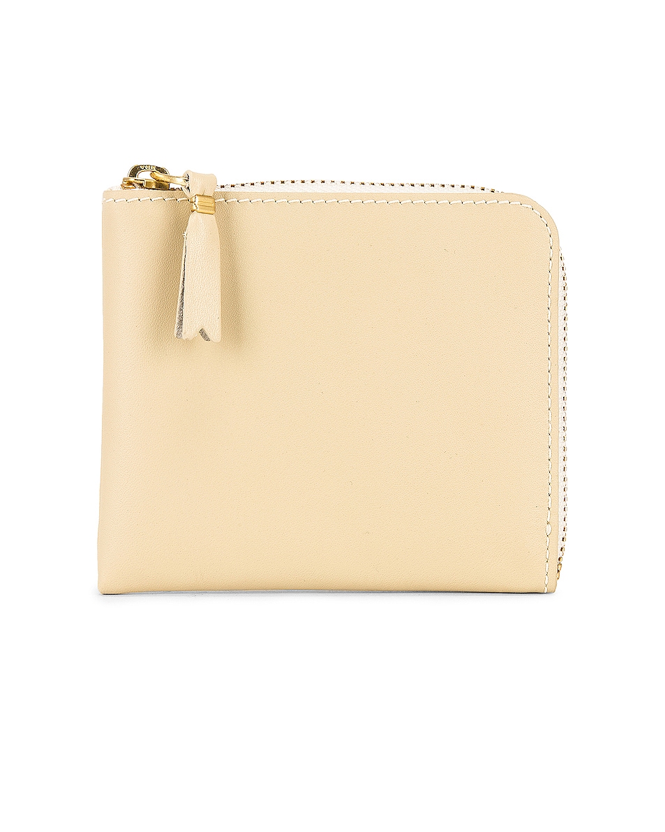 Image 1 of COMME des GARCONS Classic Leather Zip Wallet in White