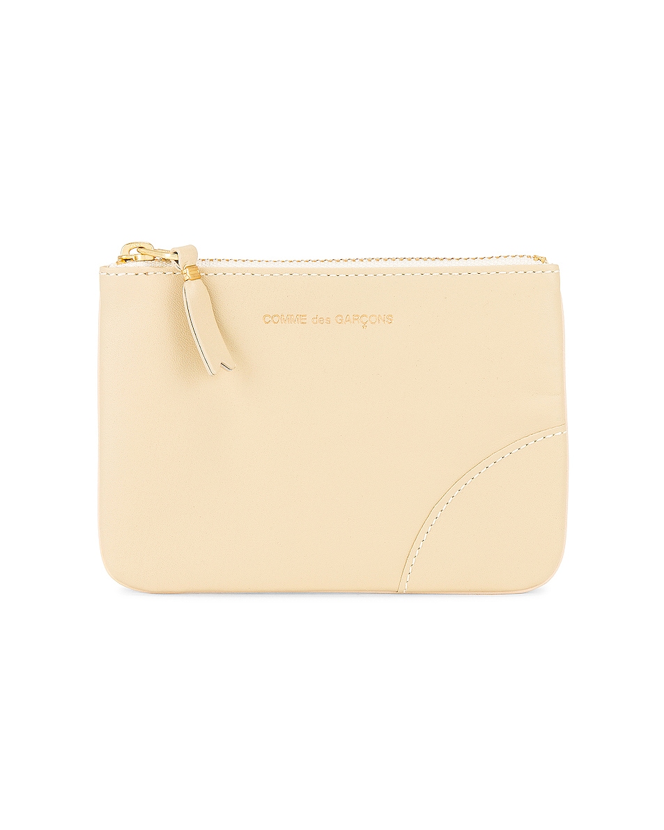 Image 1 of COMME des GARCONS Classic Leather Zip Wallet in White