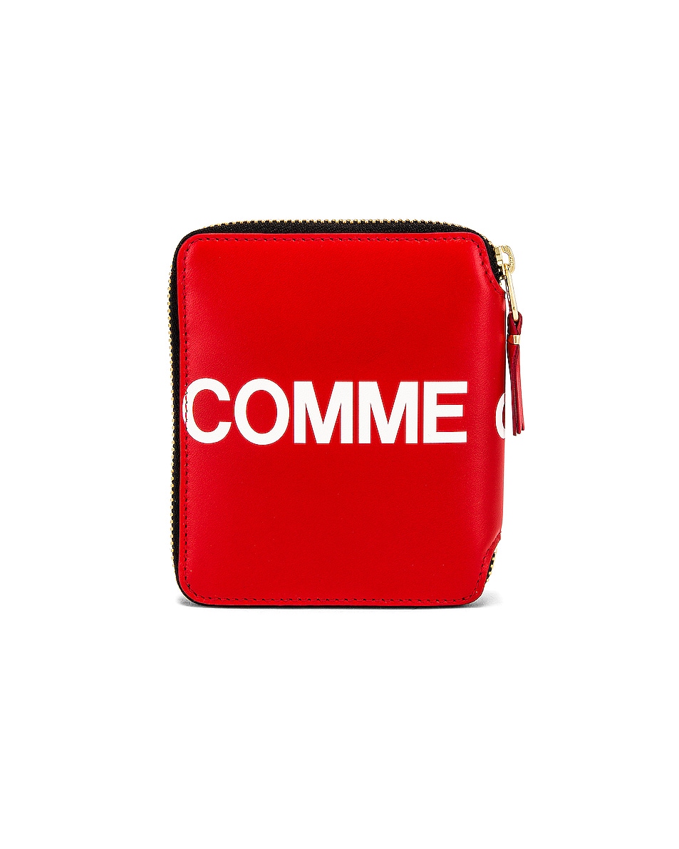 COMME des GARCONS Huge Logo Wallet in Red | FWRD