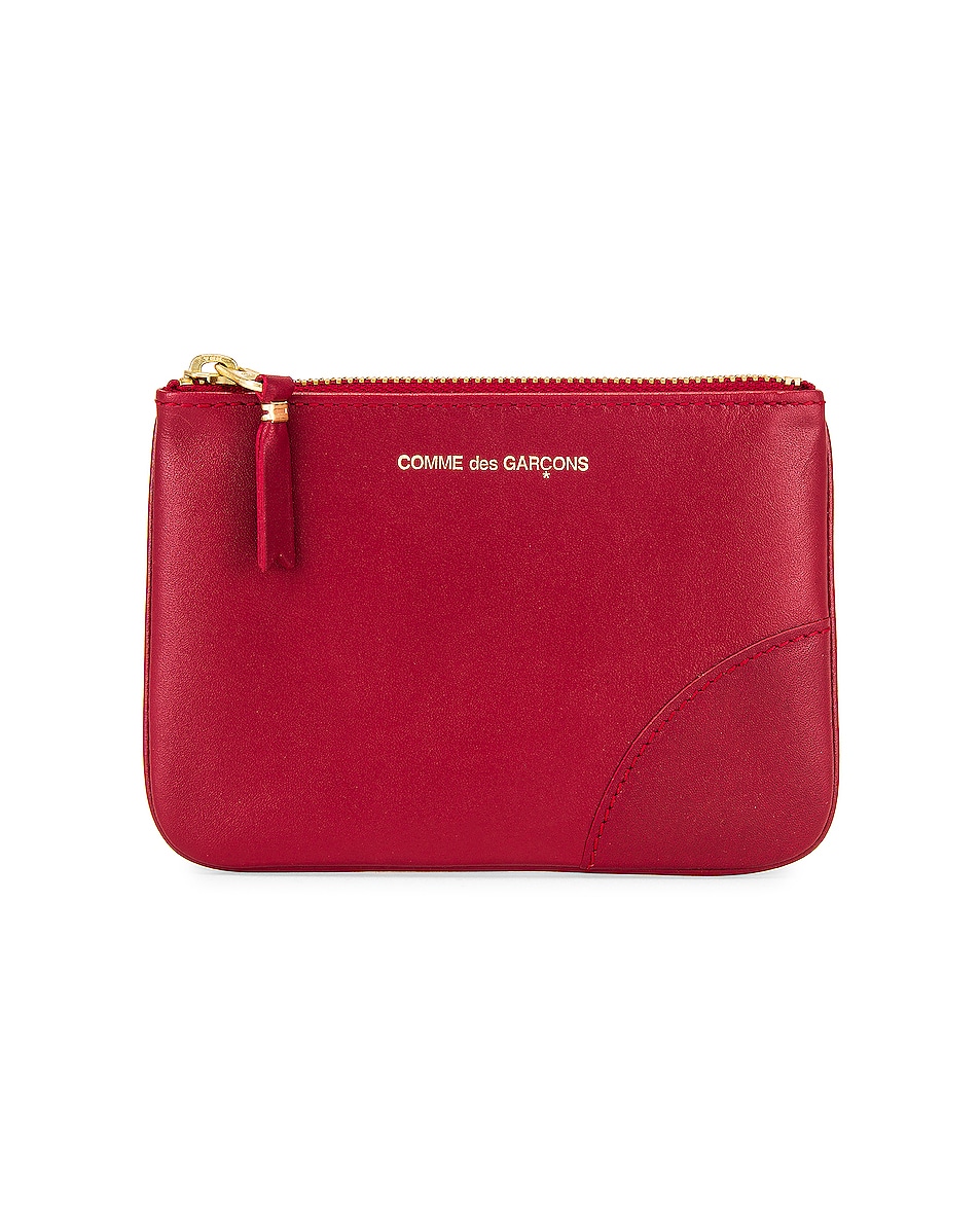 Image 1 of COMME des GARCONS Classic Leather Zip Wallet in Red